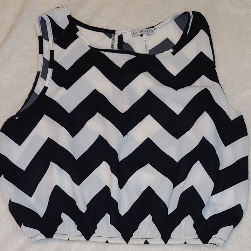 Cropped fashion tank